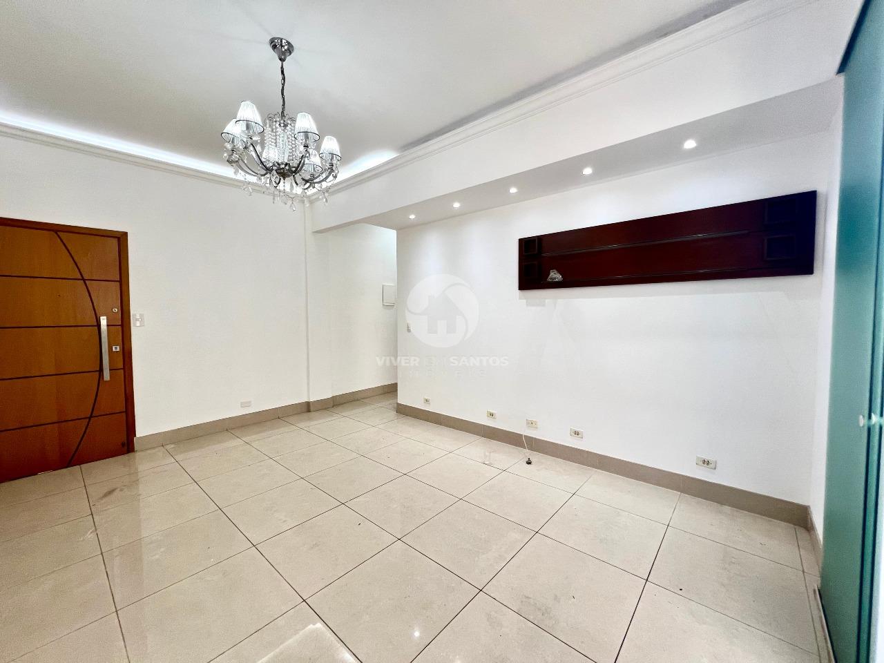 Apartamento varanda de frente reformado 2 quartos, na quadra da praia no Boqueirão - Santos em Boqueirão, Santos — foto 5