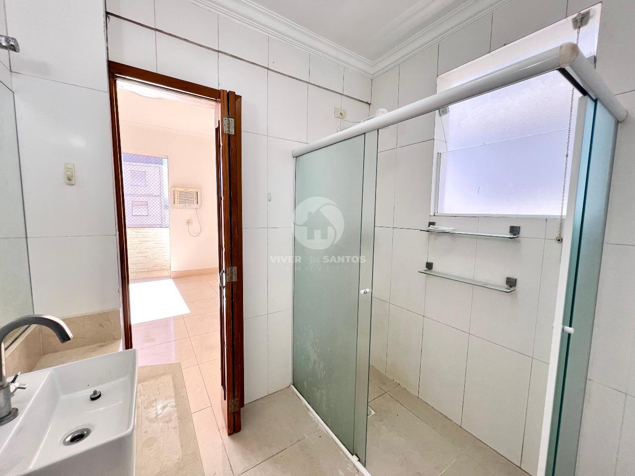 Apartamento varanda de frente reformado 2 quartos, na quadra da praia no Boqueirão - Santos em Boqueirão, Santos — foto 28