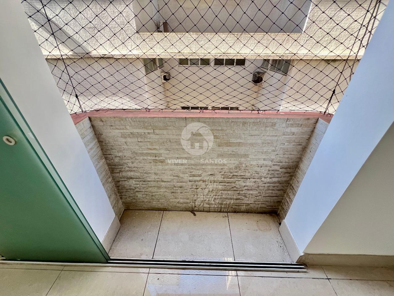 Apartamento varanda de frente reformado 2 quartos, na quadra da praia no Boqueirão - Santos em Boqueirão, Santos — foto 8