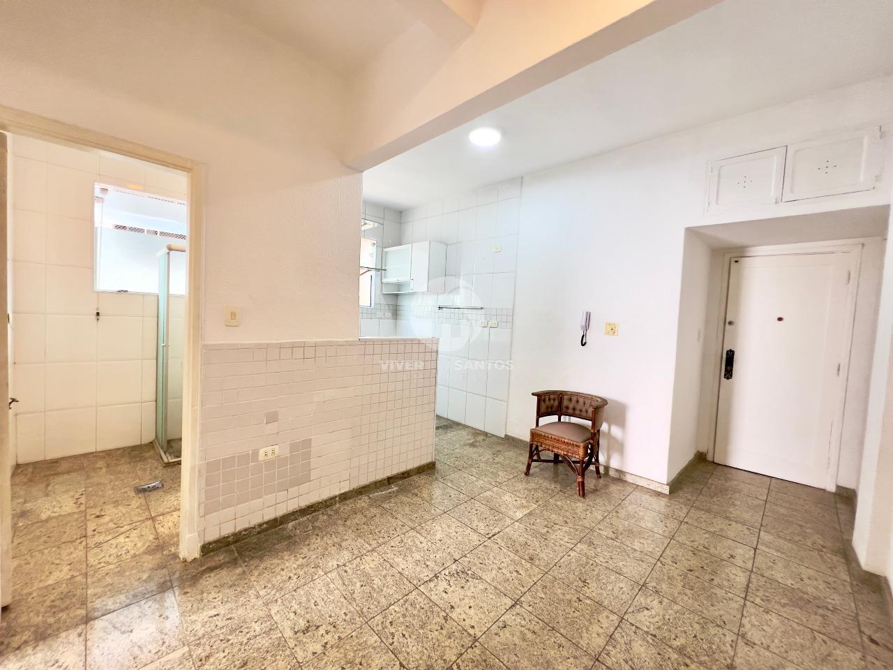1 Quarto com Elevador, varandinha, Poucos Passos do Mar no Boqueirão em Santos em Boqueirão, Santos — foto 12