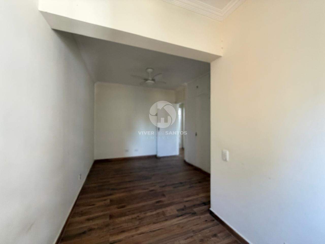 Apartamento 2 Dormitórios, 1 Vaga e Vista Permanente para o Mar no Embaré - Santos/SP em Embaré, Santos — foto 9