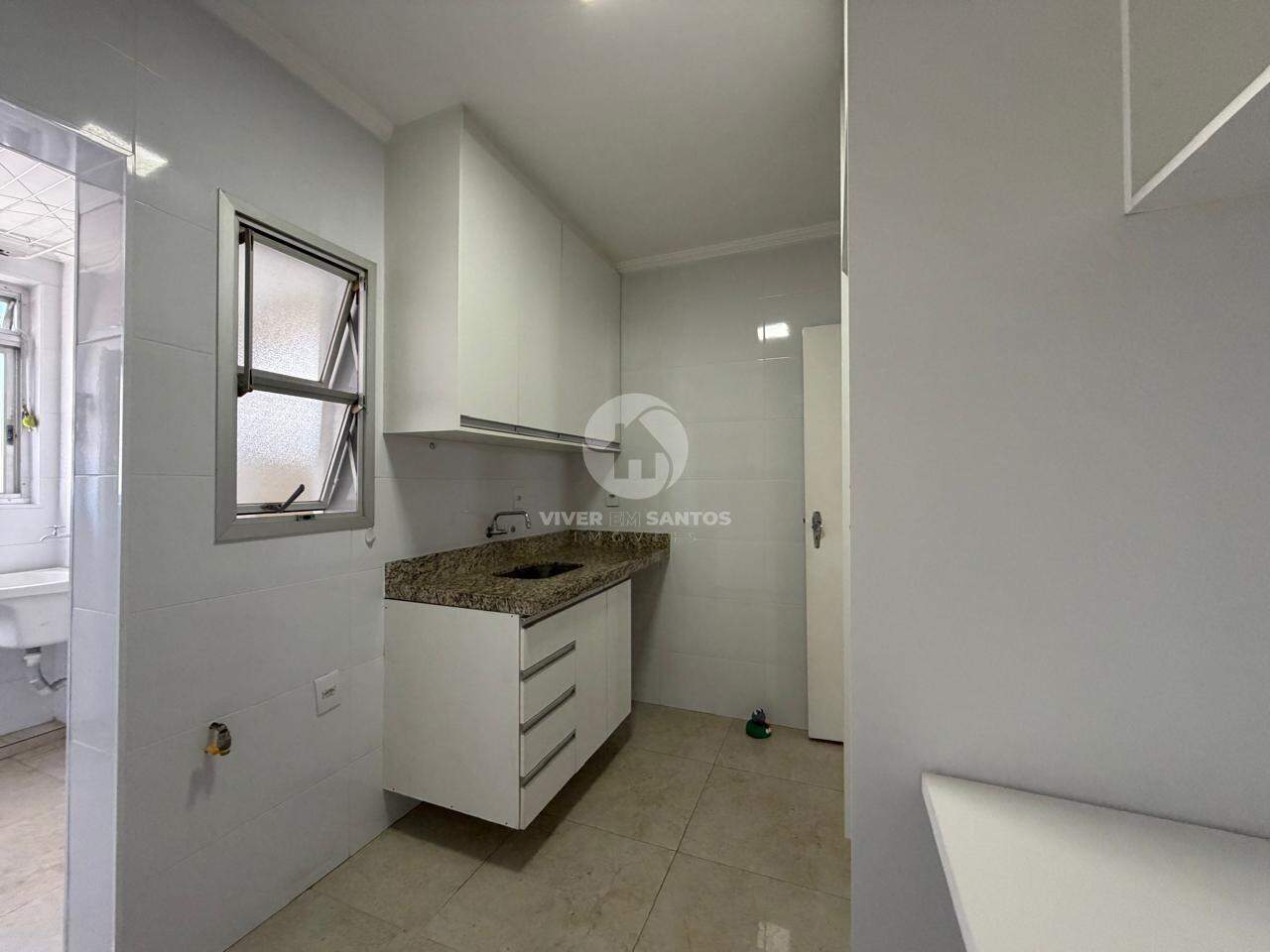 Apartamento 2 Dormitórios, 1 Vaga e Vista Permanente para o Mar no Embaré - Santos/SP em Embaré, Santos — foto 21