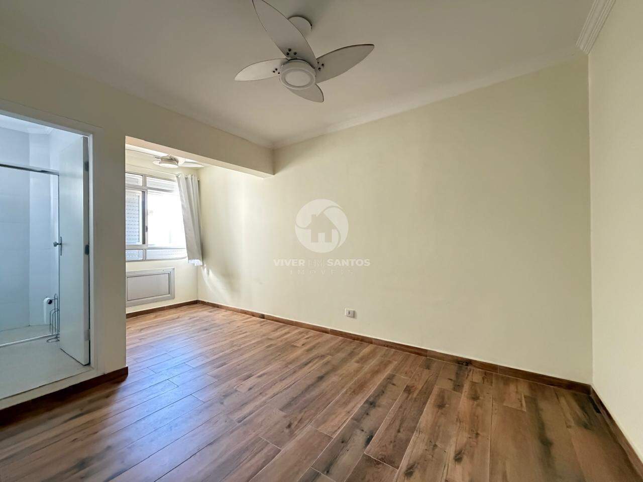 Apartamento 2 Dormitórios, 1 Vaga e Vista Permanente para o Mar no Embaré - Santos/SP em Embaré, Santos — foto 8