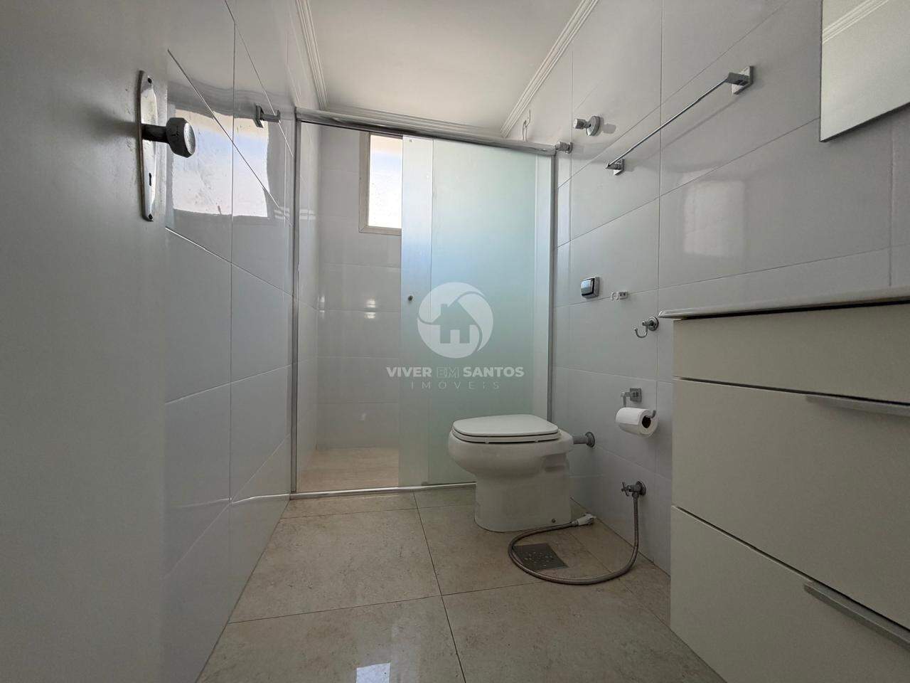 Apartamento 2 Dormitórios, 1 Vaga e Vista Permanente para o Mar no Embaré - Santos/SP em Embaré, Santos — foto 16