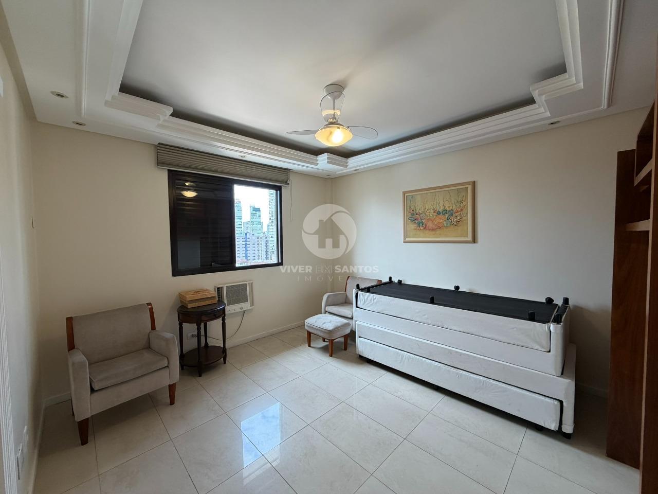 Apartamento 4 Dormitórios, 2 Suítes e 3 Vagas no Boqueirão - Santos/SP em Boqueirão, Santos — foto 11