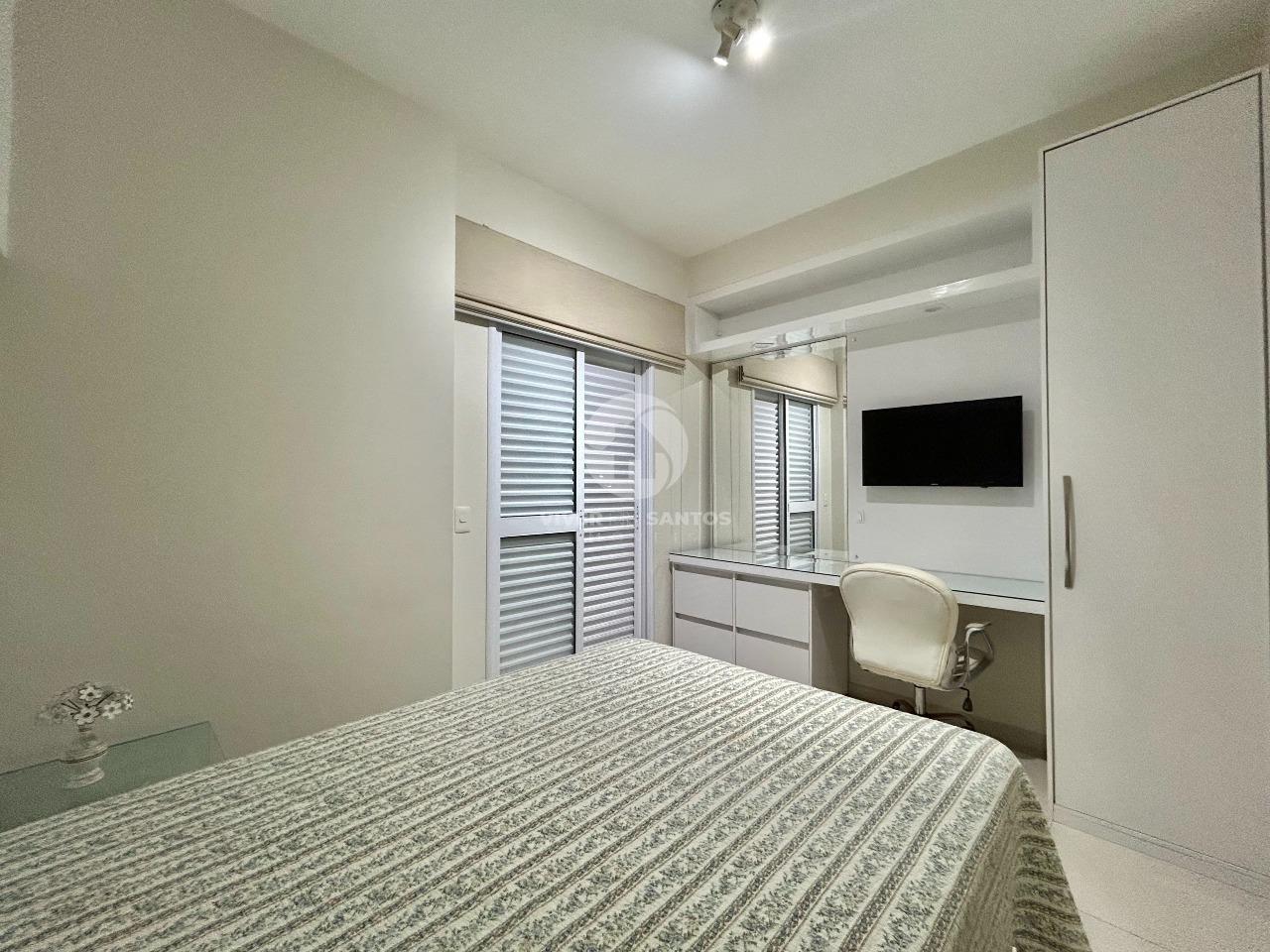 Apartamento 2 Suítes, Porteira Fechada no Castell Due Piazze - Gonzaga - Santos SP em Gonzaga, Santos — foto 17