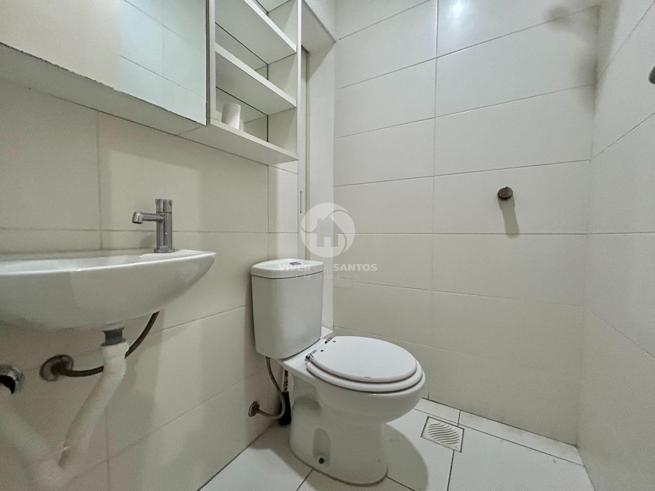 Apartamento 2 Suítes, Porteira Fechada no Castell Due Piazze - Gonzaga - Santos SP em Gonzaga, Santos — foto 25