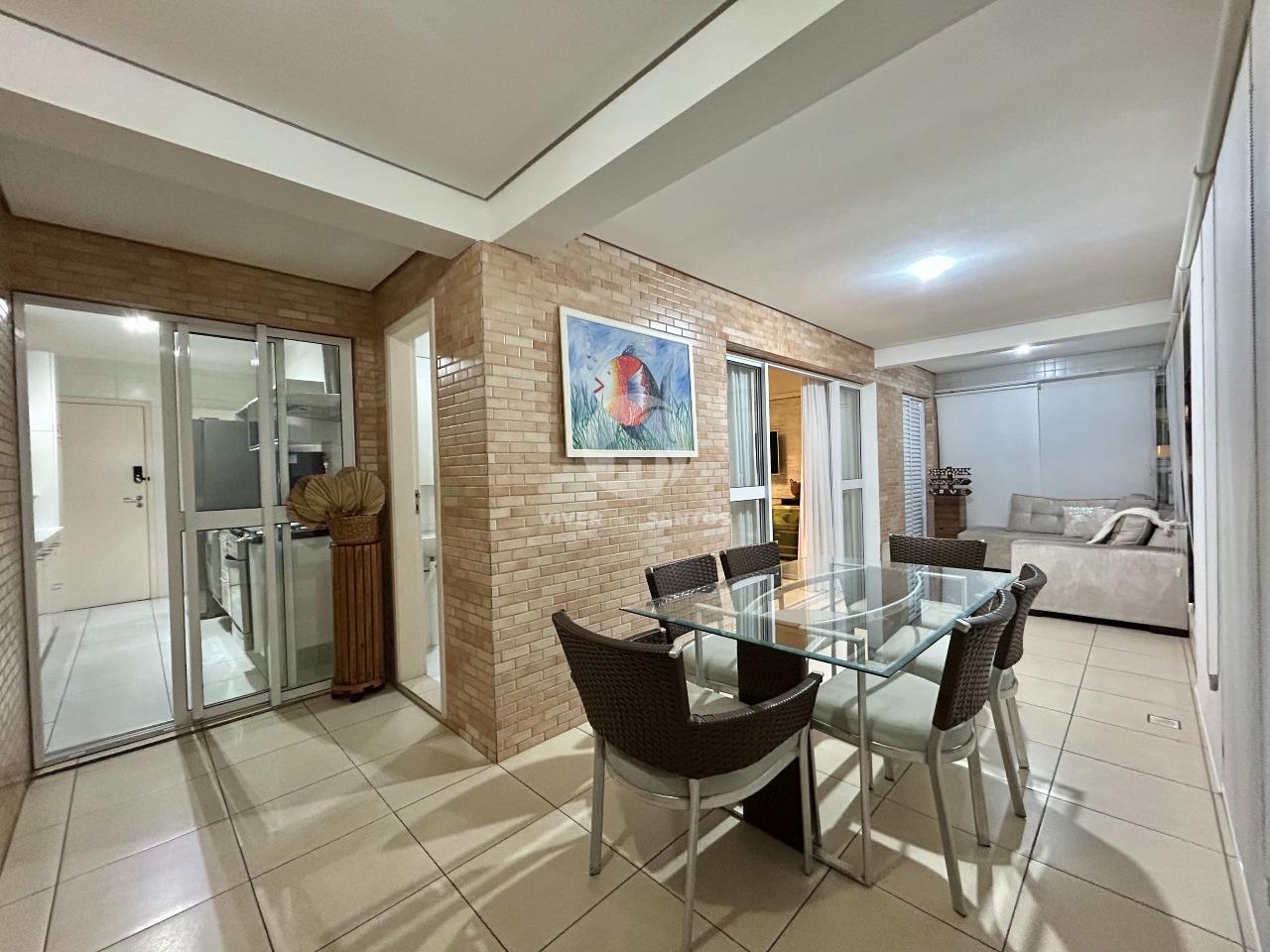 Apartamento 2 Suítes, Porteira Fechada no Castell Due Piazze - Gonzaga - Santos SP em Gonzaga, Santos — foto 3