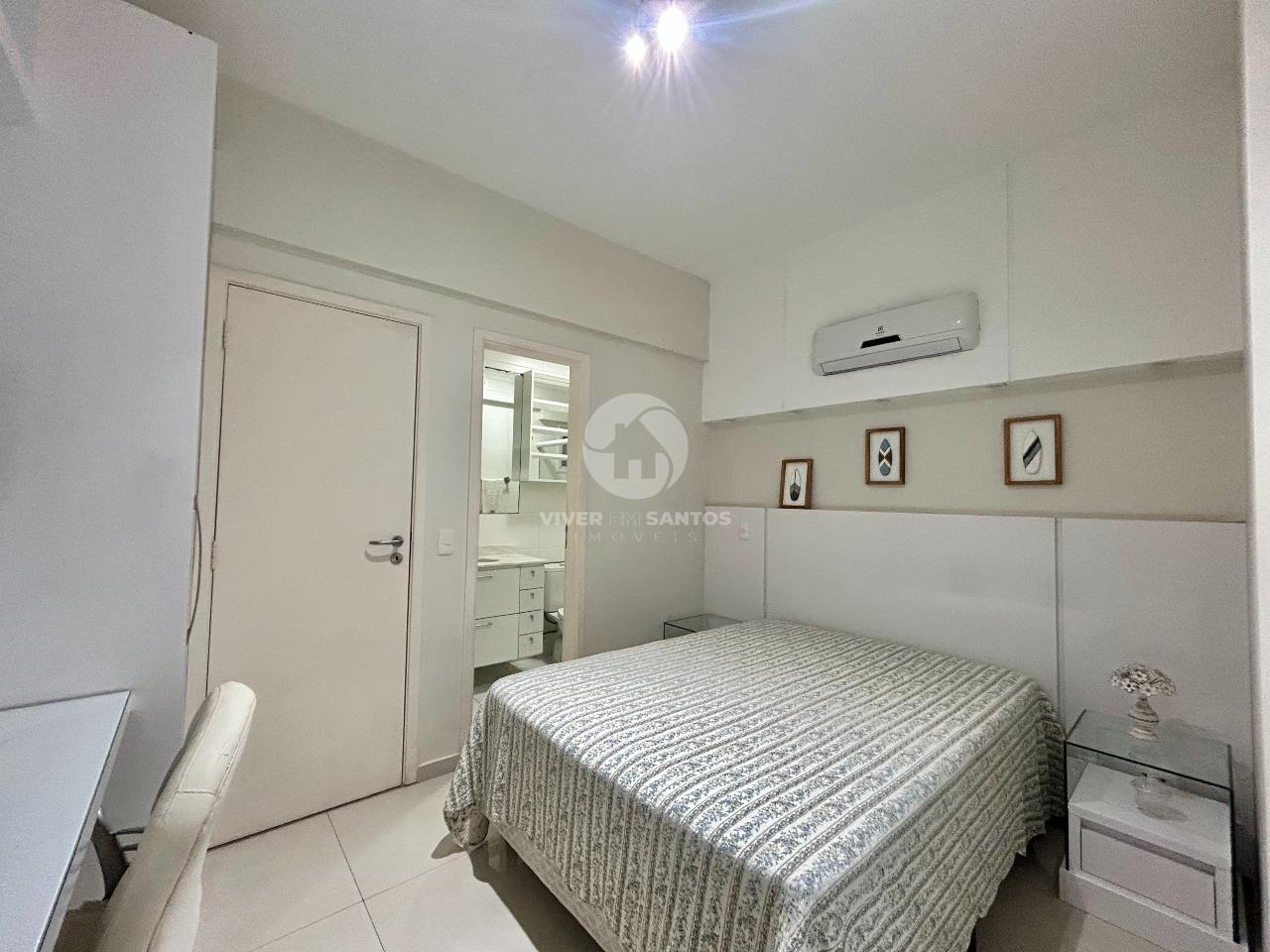 Apartamento 2 Suítes, Porteira Fechada no Castell Due Piazze - Gonzaga - Santos SP em Gonzaga, Santos — foto 18