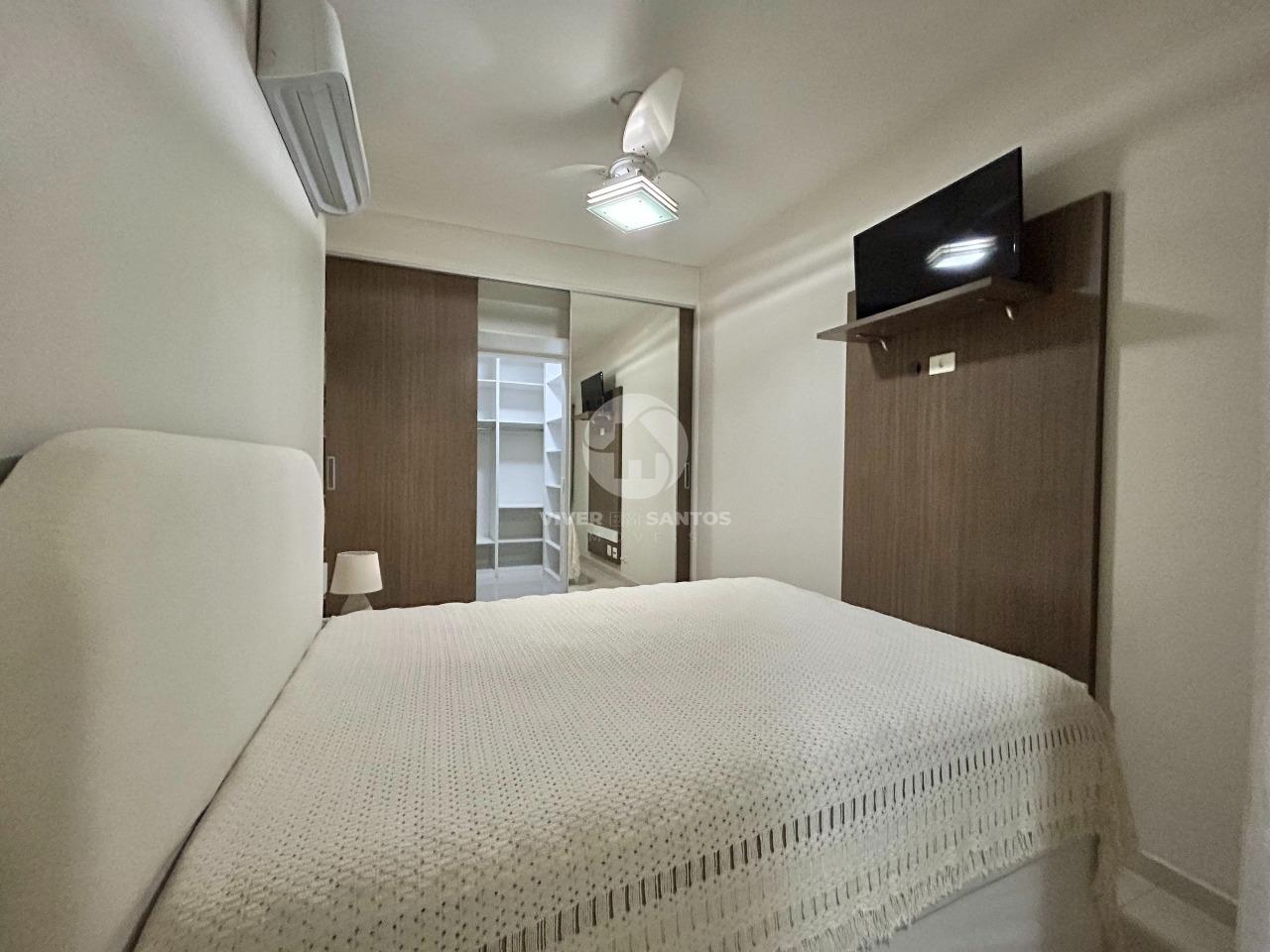 Apartamento 2 Suítes, Porteira Fechada no Castell Due Piazze - Gonzaga - Santos SP em Gonzaga, Santos — foto 10