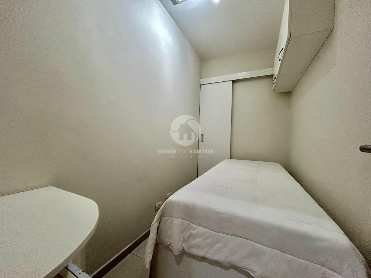 Apartamento 2 Suítes, Porteira Fechada no Castell Due Piazze - Gonzaga - Santos SP em Gonzaga, Santos — foto 20