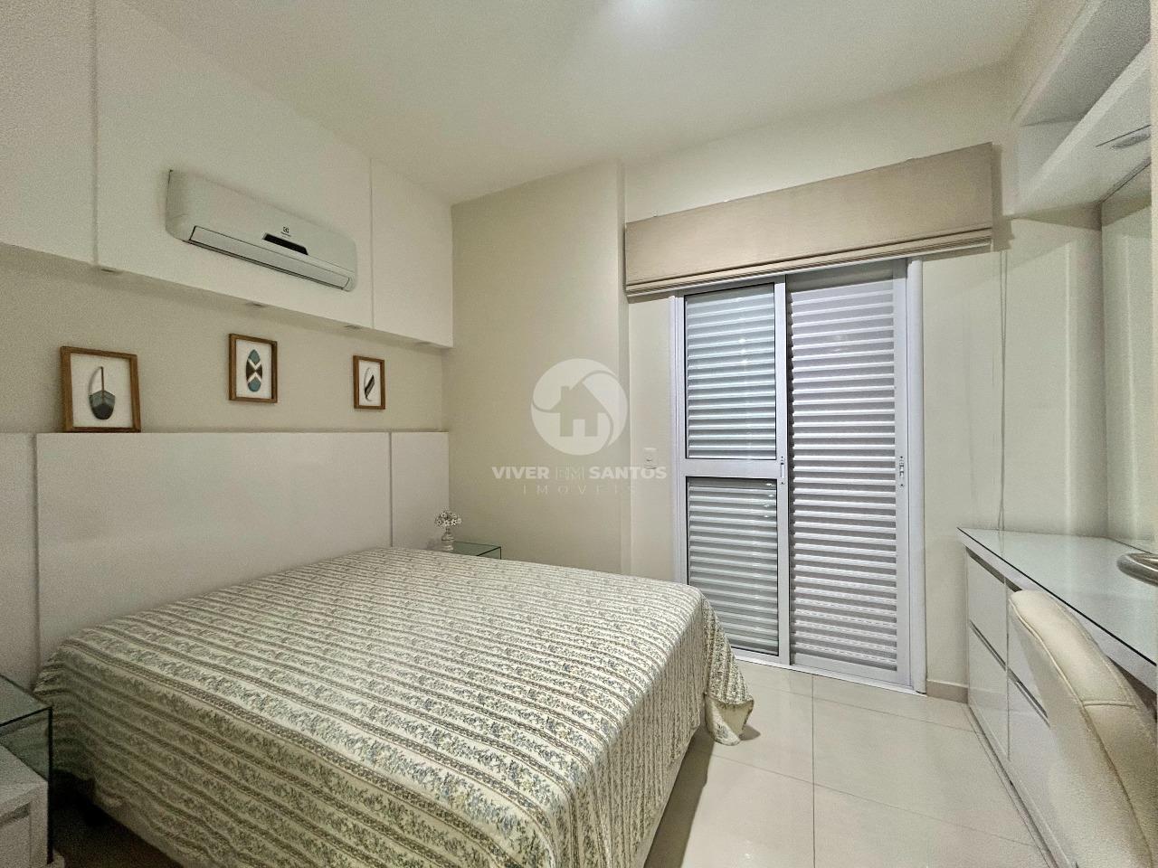 Apartamento 2 Suítes, Porteira Fechada no Castell Due Piazze - Gonzaga - Santos SP em Gonzaga, Santos — foto 16
