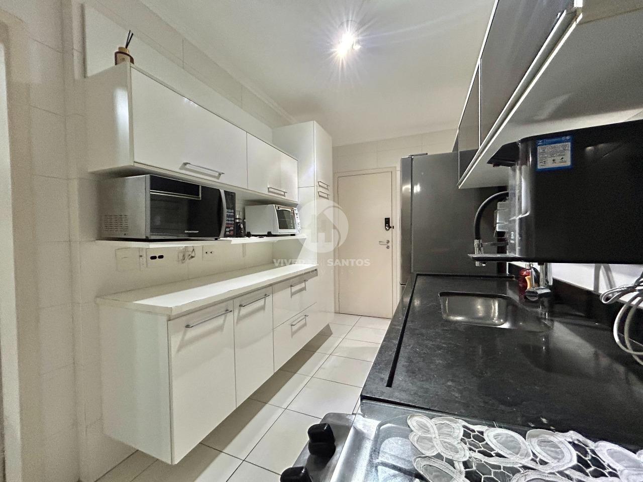 Apartamento 2 Suítes, Porteira Fechada no Castell Due Piazze - Gonzaga - Santos SP em Gonzaga, Santos — foto 22