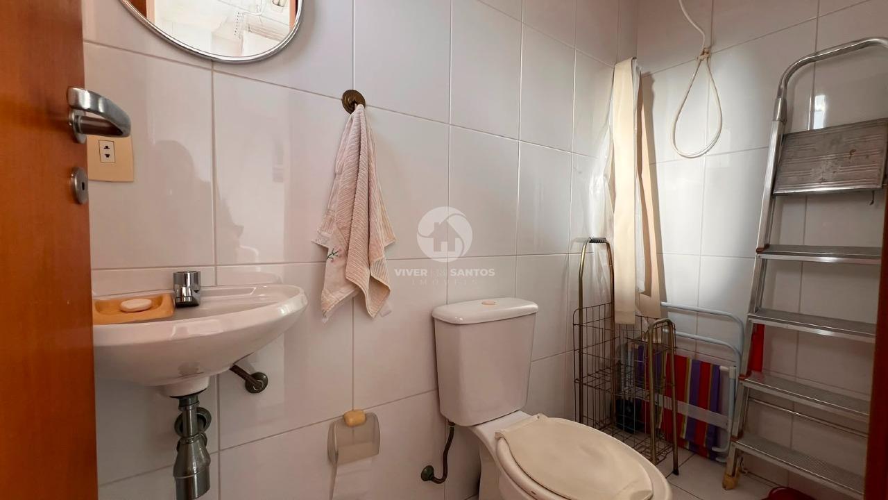 Apartamento 3 Dormitórios, 2 Vagas e Vista para o Mar no Embaré - Santos SP em Embaré, Santos — foto 28
