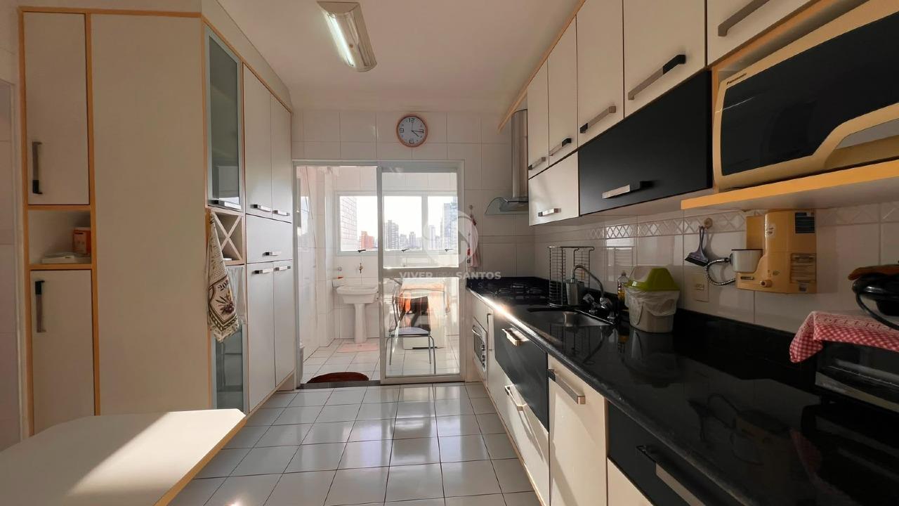 Apartamento 3 Dormitórios, 2 Vagas e Vista para o Mar no Embaré - Santos SP em Embaré, Santos — foto 26
