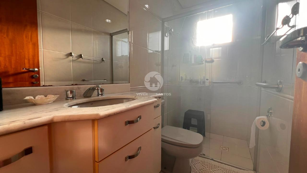 Apartamento 3 Dormitórios, 2 Vagas e Vista para o Mar no Embaré - Santos SP em Embaré, Santos — foto 14