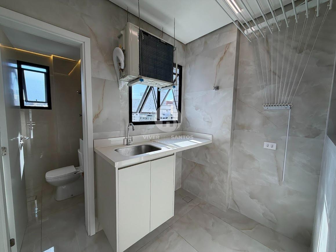 Apartamento 2 Dormitórios, Varanda e Lazer Completo no Boqueirão - Santos SP em Boqueirão, Santos — foto 26