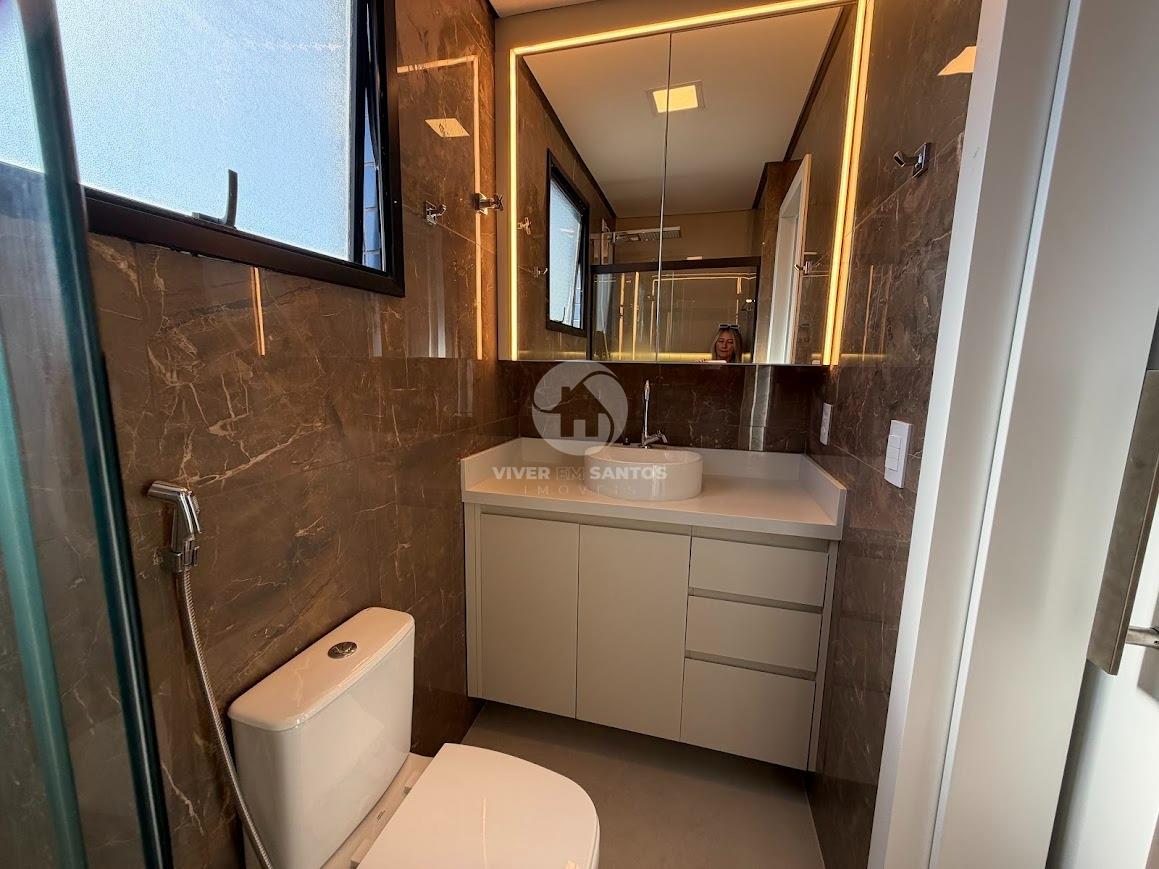 Apartamento 2 Dormitórios, Varanda e Lazer Completo no Boqueirão - Santos SP em Boqueirão, Santos — foto 9