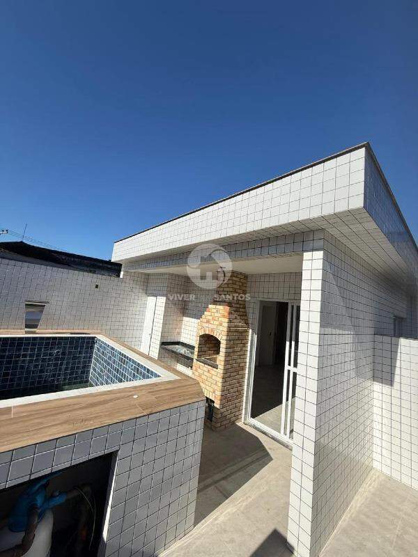 CASA SOBREPOSTA ALTA COM 3 SUÍTES, PISCINA E 2 VAGAS NO EMBARÉ – SANTOS/SP em Aparecida, Santos — foto 18