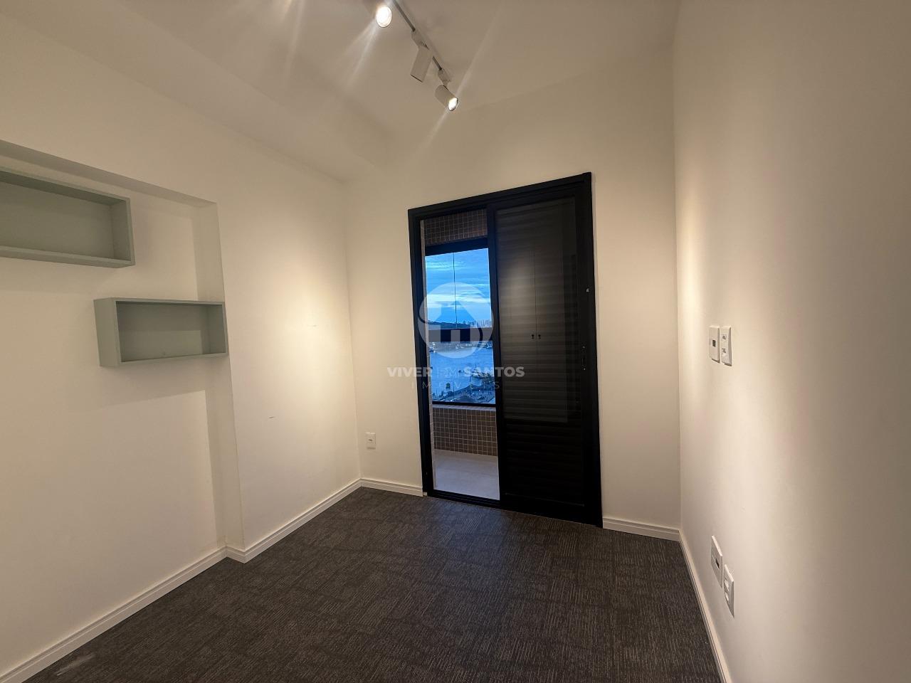 Apartamento 2 Dormitórios, Suíte, Varanda Gourmet e Vista Mar na Ponta da Praia - Santos SP em Ponta da Praia, Santos — foto 15