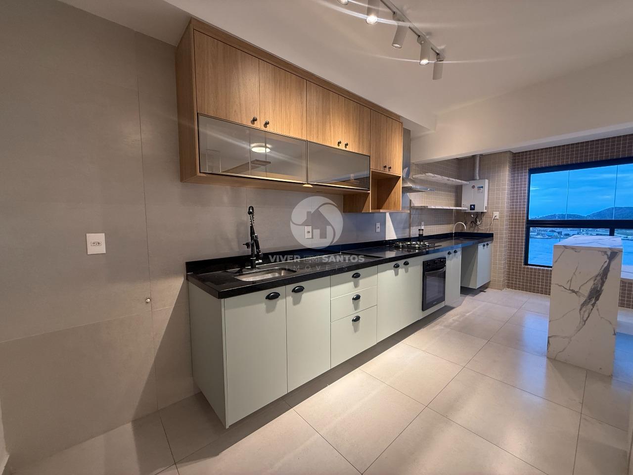 Apartamento 2 Dormitórios, Suíte, Varanda Gourmet e Vista Mar na Ponta da Praia - Santos SP em Ponta da Praia, Santos — foto 6