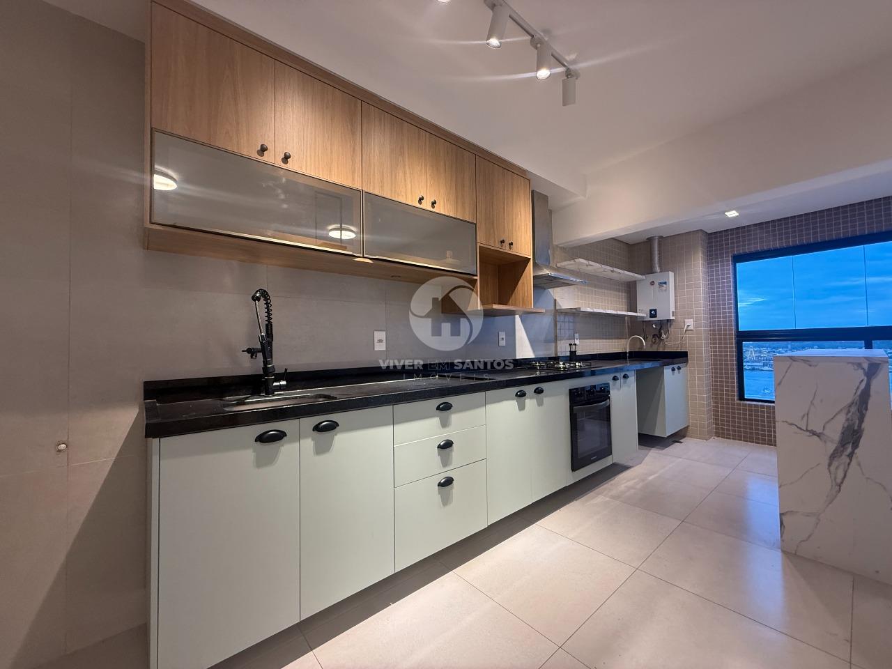 Apartamento 2 Dormitórios, Suíte, Varanda Gourmet e Vista Mar na Ponta da Praia - Santos SP em Ponta da Praia, Santos — foto 7