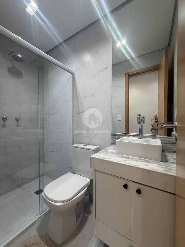 Apartamento 2 Dormitórios, Suíte, Varanda Gourmet e Vista Mar na Ponta da Praia - Santos SP em Ponta da Praia, Santos — foto 20