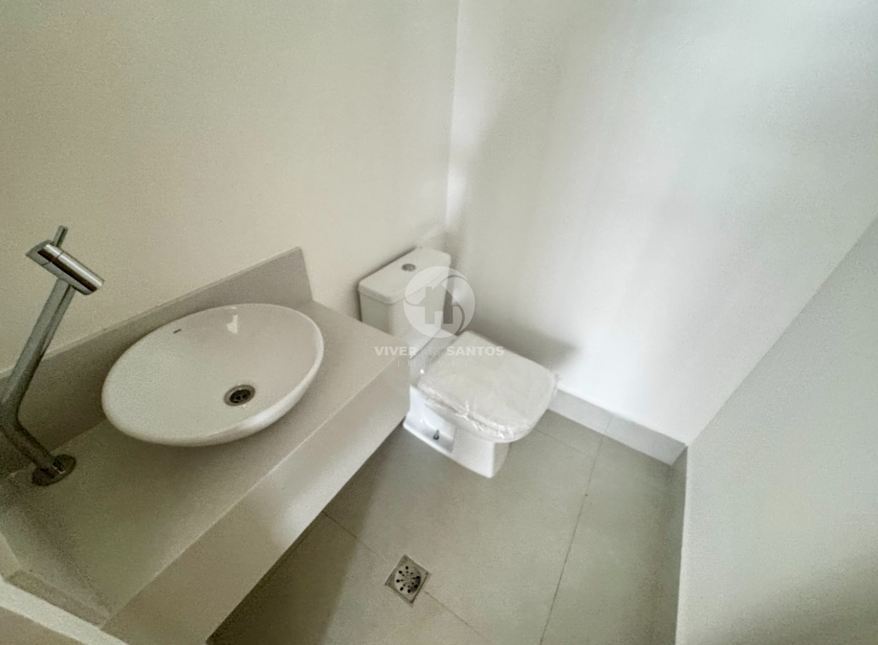 Apartamento 3 Dormitórios, 2 Vagas, Varanda Gourmet e Vista Mar na Aparecida - Santos SP em Aparecida, Santos — foto 9