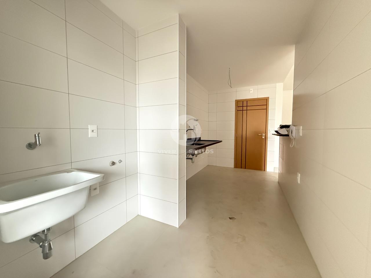 Apartamento 3 Dormitórios, 2 Vagas, Varanda Gourmet e Vista Mar na Aparecida - Santos SP em Aparecida, Santos — foto 12