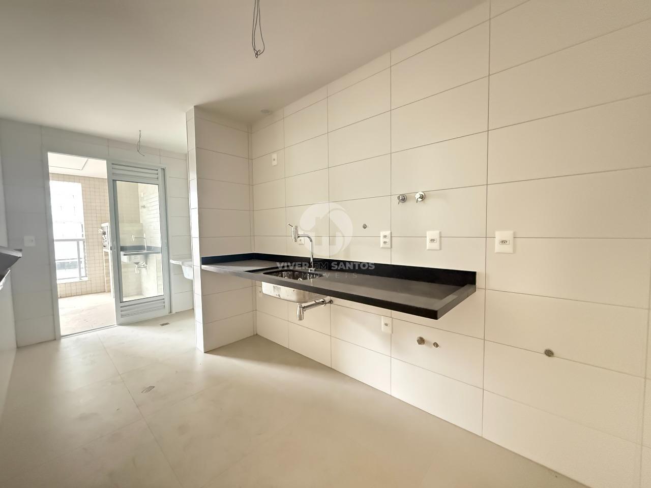 Apartamento 3 Dormitórios, 2 Vagas, Varanda Gourmet e Vista Mar na Aparecida - Santos SP em Aparecida, Santos — foto 11