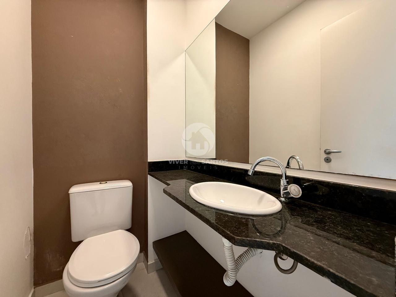 Apartamento 3 Dormitórios, Vista Livre e Lazer Completo na Vila Rica - Santos SP em Boqueirão, Santos — foto 9