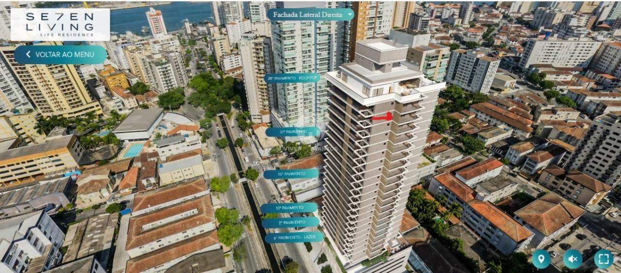 Apartamento 1 Suíte, Varanda Gourmet no Seven Living - Ponta da Praia - Santos SP em Ponta da Praia, Santos — foto 10
