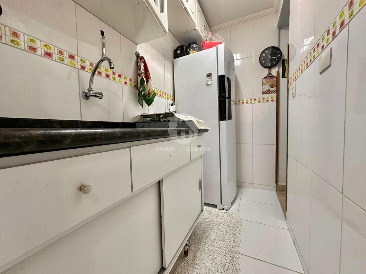 Sala Living, Cozinha Planejada e Quadra da Praia no José Menino - Santos SP em José Menino, Santos — foto 7
