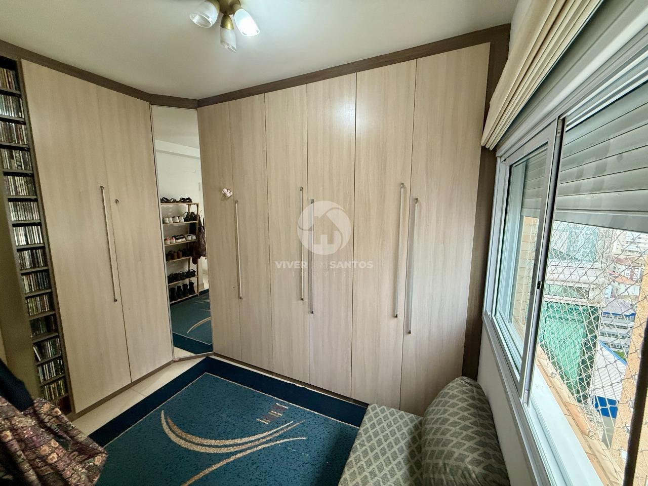 Apartamento 3 Dormitórios, 2 Vagas, Mobiliado e Varanda Gourmet na Ponta da Praia - Santos SP em Ponta da Praia, Santos — foto 9