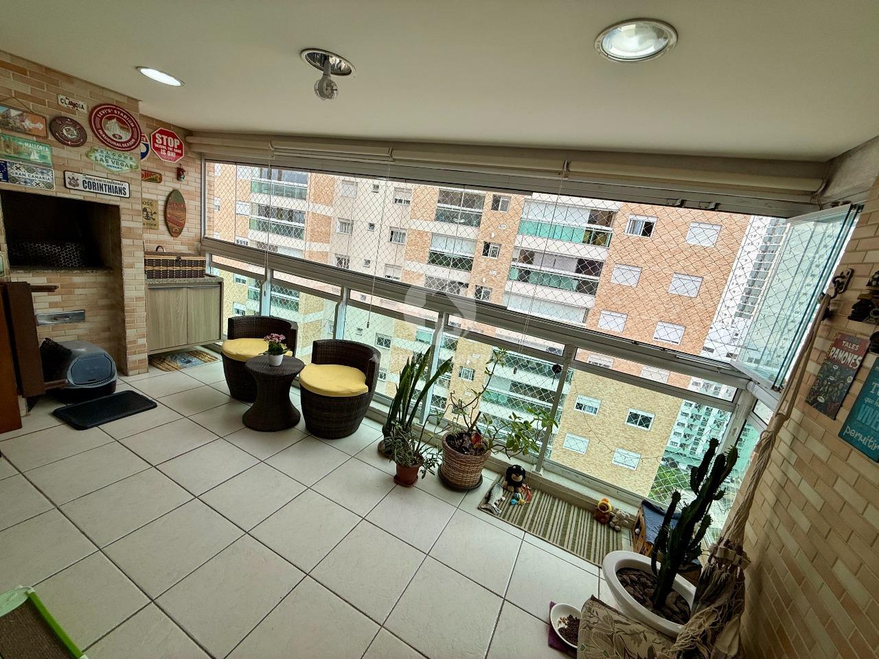Apartamento 3 Dormitórios, 2 Vagas, Mobiliado e Varanda Gourmet na Ponta da Praia - Santos SP em Ponta da Praia, Santos — foto 2
