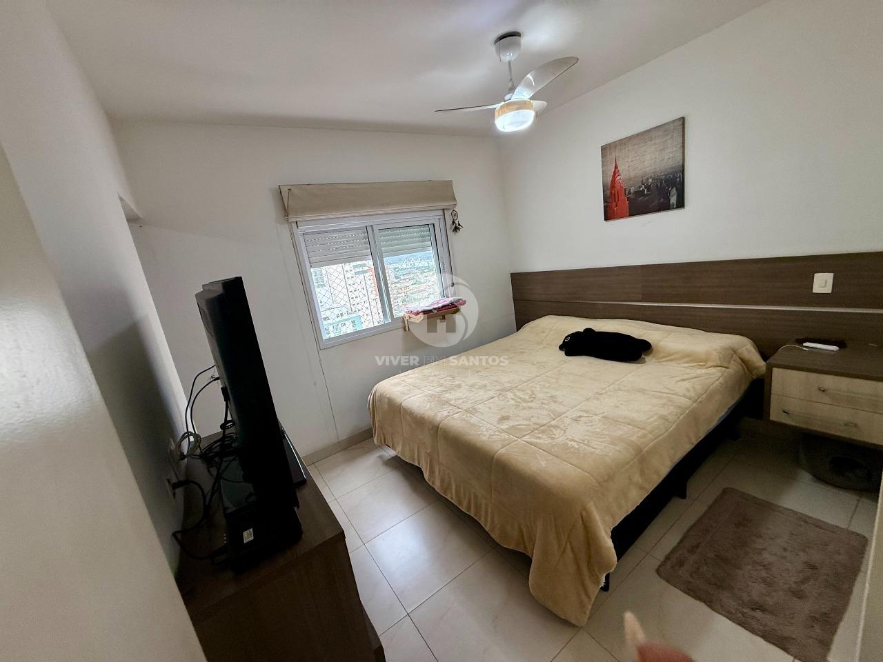Apartamento 3 Dormitórios, 2 Vagas, Mobiliado e Varanda Gourmet na Ponta da Praia - Santos SP em Ponta da Praia, Santos — foto 10