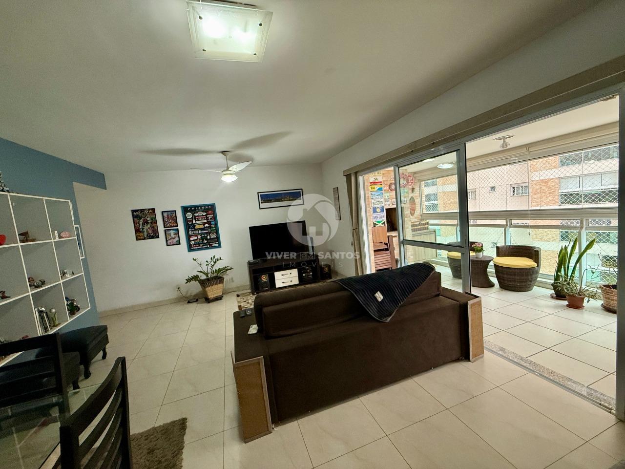 Apartamento 3 Dormitórios, 2 Vagas, Mobiliado e Varanda Gourmet na Ponta da Praia - Santos SP em Ponta da Praia, Santos — foto 7