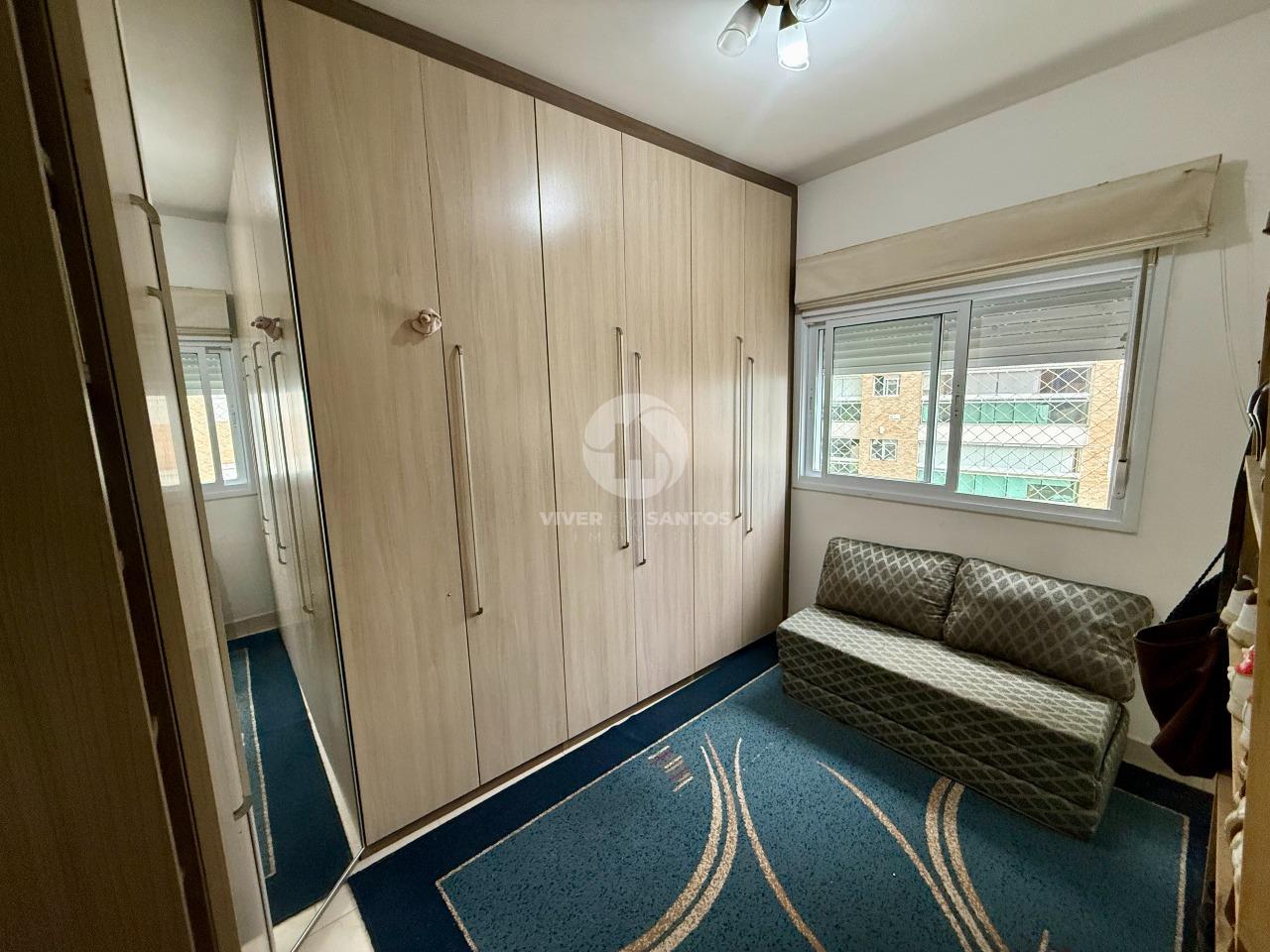 Apartamento 3 Dormitórios, 2 Vagas, Mobiliado e Varanda Gourmet na Ponta da Praia - Santos SP em Ponta da Praia, Santos — foto 21