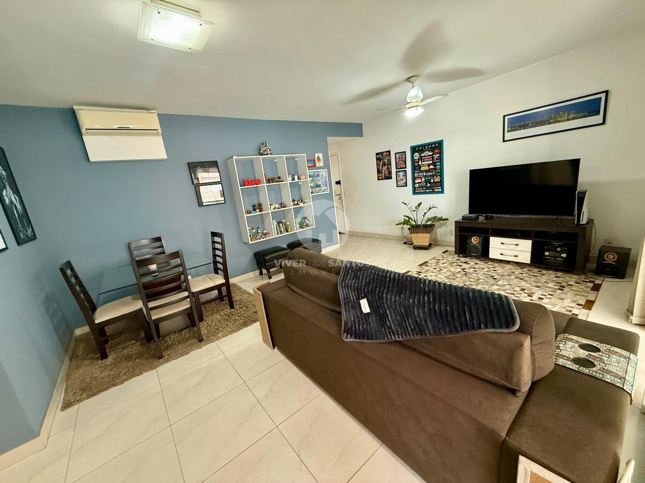 Apartamento 3 Dormitórios, 2 Vagas, Mobiliado e Varanda Gourmet na Ponta da Praia - Santos SP em Ponta da Praia, Santos — foto 4