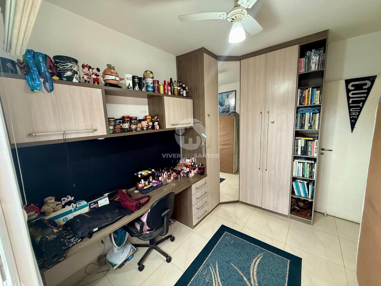 Apartamento 3 Dormitórios, 2 Vagas, Mobiliado e Varanda Gourmet na Ponta da Praia - Santos SP em Ponta da Praia, Santos — foto 11