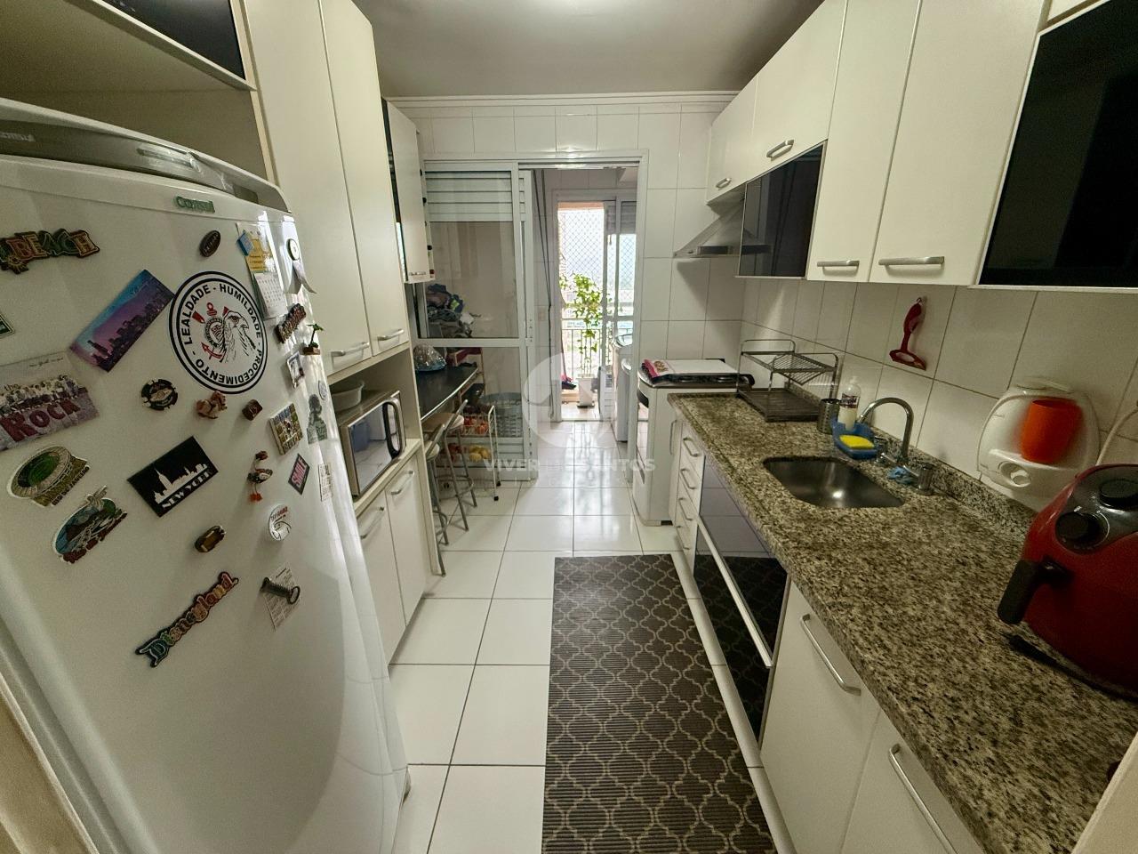 Apartamento 3 Dormitórios, 2 Vagas, Mobiliado e Varanda Gourmet na Ponta da Praia - Santos SP em Ponta da Praia, Santos — foto 13