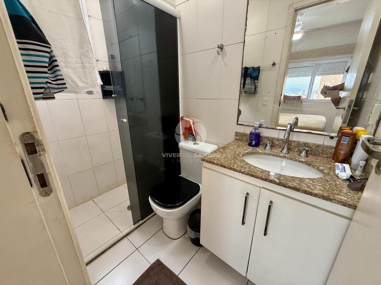 Apartamento 3 Dormitórios, 2 Vagas, Mobiliado e Varanda Gourmet na Ponta da Praia - Santos SP em Ponta da Praia, Santos — foto 16
