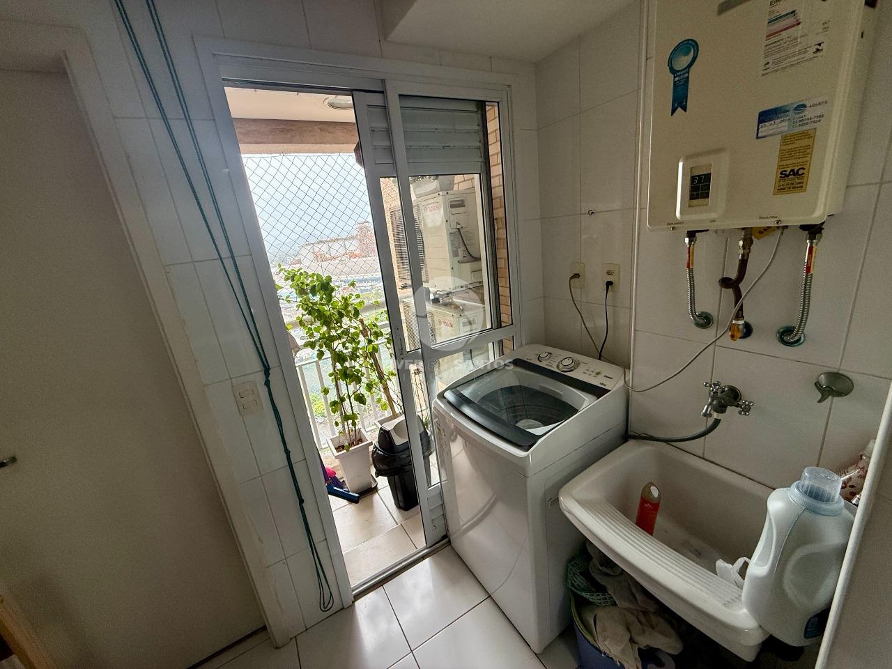 Apartamento 3 Dormitórios, 2 Vagas, Mobiliado e Varanda Gourmet na Ponta da Praia - Santos SP em Ponta da Praia, Santos — foto 23