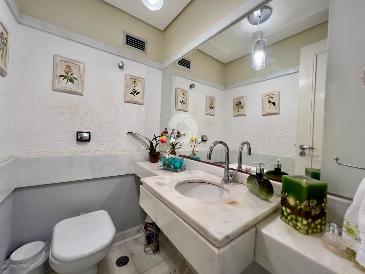 Apartamento 4 Dormitórios, 3 Vagas, Andar Alto e Varanda Gourmet no Boqueirão - Santos SP em Boqueirão, Santos — foto 14