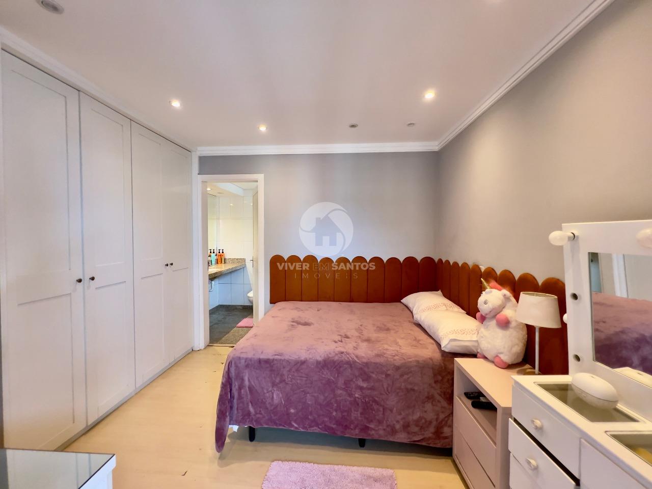 Apartamento 4 Dormitórios, 3 Vagas, Andar Alto e Varanda Gourmet no Boqueirão - Santos SP em Boqueirão, Santos — foto 23