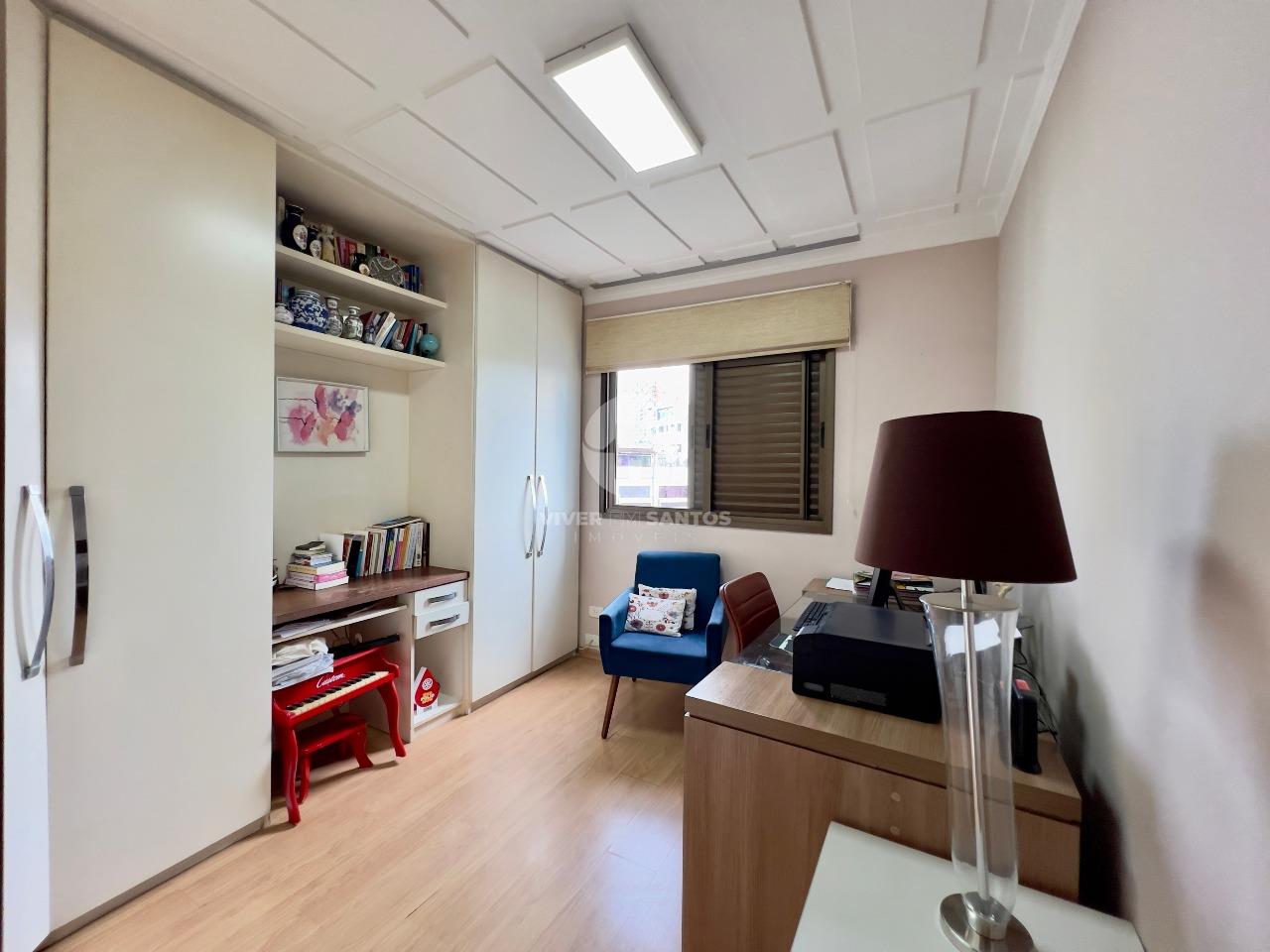 Apartamento 4 Dormitórios, 3 Vagas, Andar Alto e Varanda Gourmet no Boqueirão - Santos SP em Boqueirão, Santos — foto 15