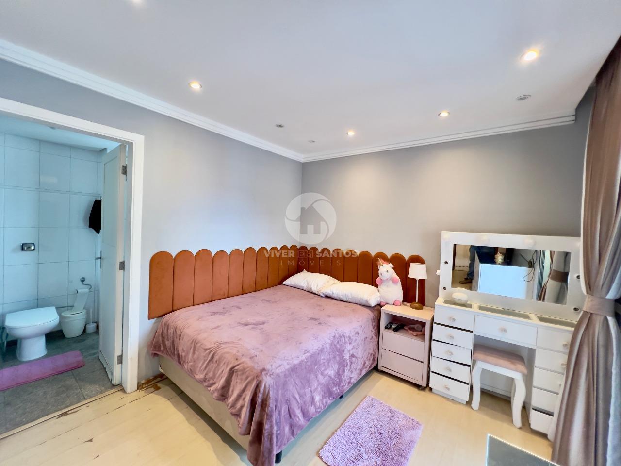 Apartamento 4 Dormitórios, 3 Vagas, Andar Alto e Varanda Gourmet no Boqueirão - Santos SP em Boqueirão, Santos — foto 24