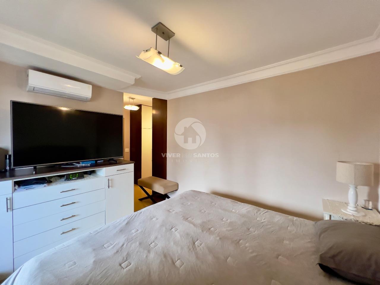 Apartamento 4 Dormitórios, 3 Vagas, Andar Alto e Varanda Gourmet no Boqueirão - Santos SP em Boqueirão, Santos — foto 17