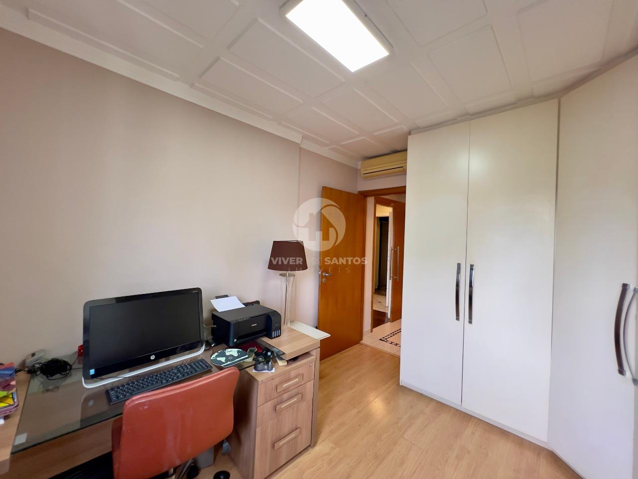 Apartamento 4 Dormitórios, 3 Vagas, Andar Alto e Varanda Gourmet no Boqueirão - Santos SP em Boqueirão, Santos — foto 16