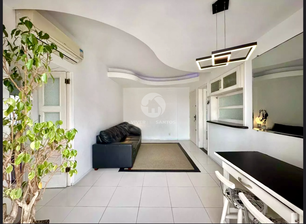 Apartamento 2 Dormitórios, 1 Vaga, Frente Mar e Andar Alto no José Menino - Santos SP em José Menino, Santos — foto 5